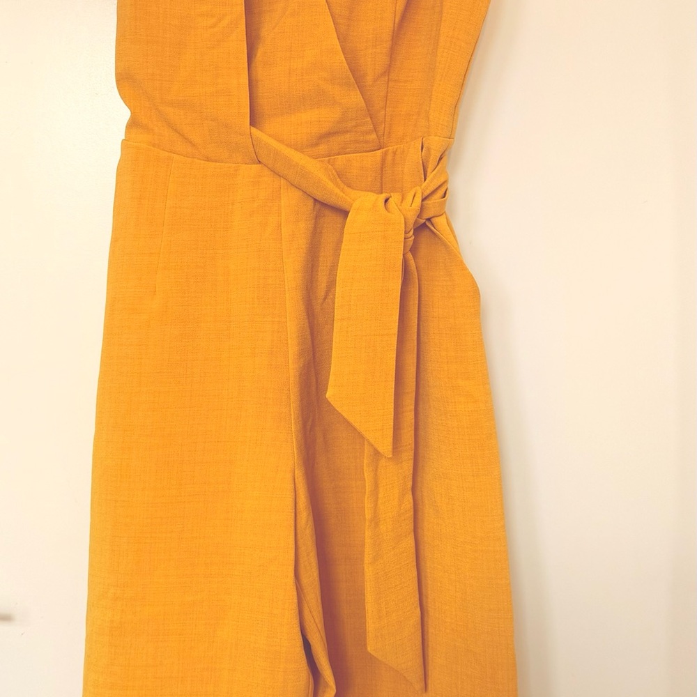Gold/Mustard Wrap Jumpsuit